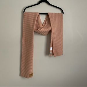 Timberland Womens Blush Pink Scarf Knit One Size